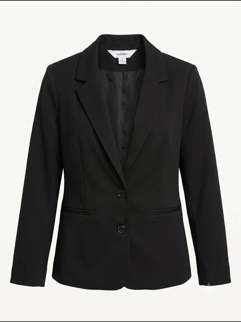 Old Navy Black Women's Classic Two-Button Blazer